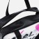 Cosmetic bag with lightning, black color