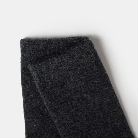 Male socks from Mongolian wool, black color, size 29 (43-45)-1