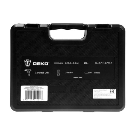 DRAST-SURVERUPET DEKO GCD12DU3, REMOVE CARE, 12 V, 2X1.5 ACh, Li-Ion, 32 Nm, Case-11