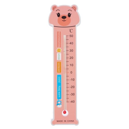 The thermometer is an indoor "Bear with glasses", color mix-3
