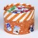 Box for Makarun tube without a window "Bear", 12 x 8 cm