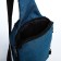 Slung bag youth from textiles, blue color
