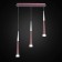 Suspended Citilux “Vegas” CL227033, 55x9x50 cm, 3x7W, LED, brown color