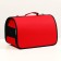 Bag - Animal carrying, 2 entrances, 40 x 25 x 28 cm, red