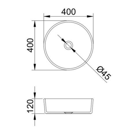 Haller shell COMFORTY CF21001, glass, round, transparent glass, 40 cm-3
