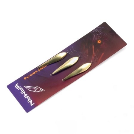 Vertical spinning "Yaman" perfect, size 40 mm, 4.5 g, brass color-4
