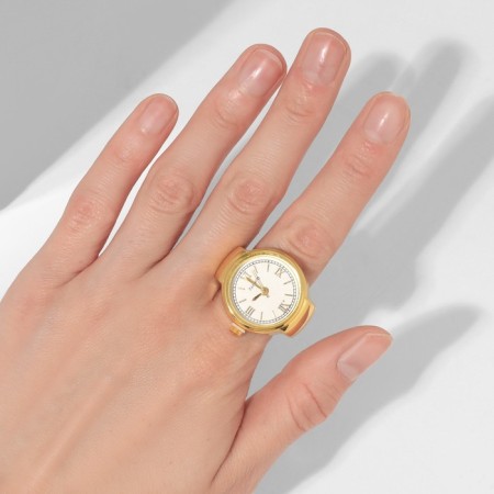 Ring "Time" watch circle, color gold-3