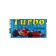 Chewing gum Turbosport Racing, melon, orange, apple, peach, 50*4.5 g