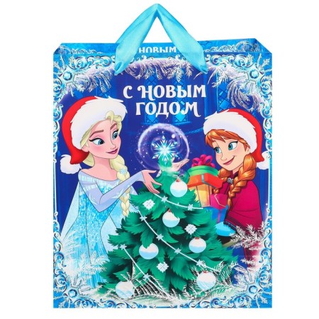 New Year. Gift package, 23x27x11.5 cm, packaging, cold heart-3