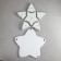 Menzhitsa "Stars", 5 pcs: 200 ml, 1 pc: 500 ml, wooden base, porcelain, Iran