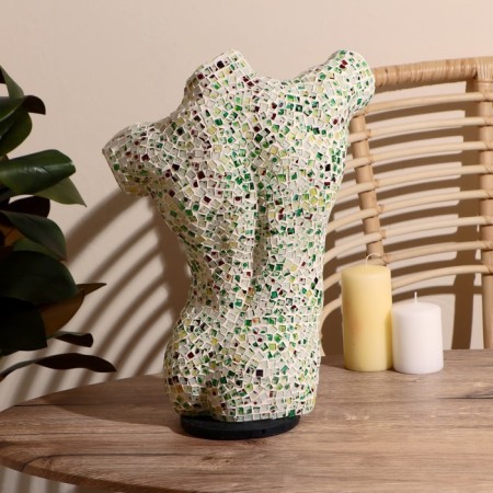 Decor "Tors" ceramics, glass 30x20x55 cm-3