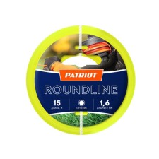 Леска PATRIOT Roundline, d=1.6 мм 15 м, круглая