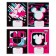 Notebook in a cage 24 sheets, 4 types of mix, cover coated cardboard, Minnie Mouse