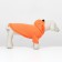 Sweater with a hood "fox", size S (DS 21, Osh 24, og 30 cm), orange