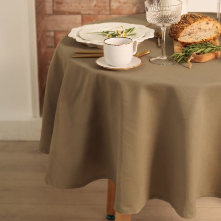 GREATION ETEC Kitchen Round 146 +/- 2 cm, col. Beige, 100% HL, sarzha 250 g/m2