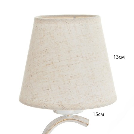 Sconces 06417/1w Wh+GD white/gold/crystal 1x40W E14 25x14x37cm-4