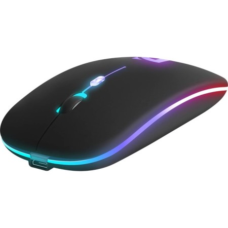 The mouse Defender Touch MM-997, a wire, optical, silent, RGB, 1600 dpi, 500 mAh, USB, black-2