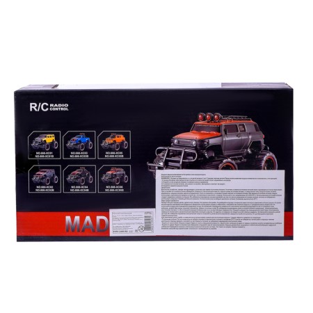 Radio -controlled car "Bigfoot" works on batteries, a scale of 1:20-4