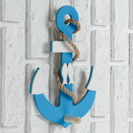 Ban "anchor with a fish" blue 28x20x6cm-3
