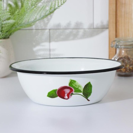 Bowl, 1 l, induction, neckline mix, white color-2