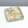 Cookie box, confectionery packaging with PVC lid, "bee", 13 x 13 x 3 cm