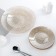 A set of plates "Vostok", 7 objects: D = 30 cm - 1 pc, d = 20 cm - 6 pcs, the color of the gold
