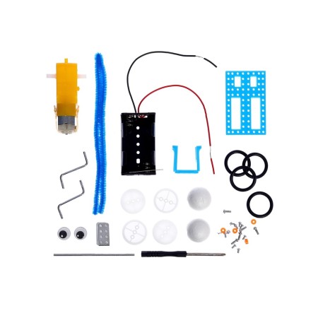 Electronic designer - Robotics "Funny robots", 3 models, on batteries-16