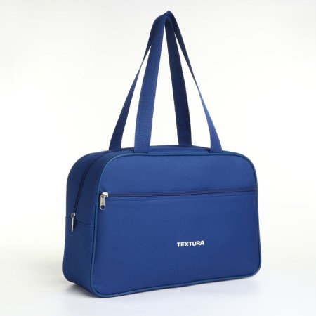 Sports bag, textura, small size, blue color-2