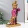 Souvenir Polystone "Tender Meeting" Pink-violet 7x14.5x28 cm