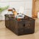 Optima, 5 liter storage container, 16.8 × 30.5 × 12.9 cm, brown color