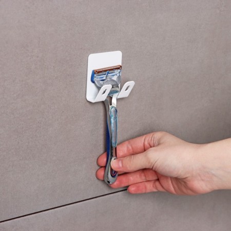 Double wall -mounted self -adhesive “loft”, 55 × 50 × 35 mm, white color-6