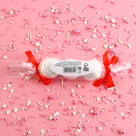 Gift set of cosmetics, bath bombs 3 x 20 g, coconut aroma, Candy Food-2