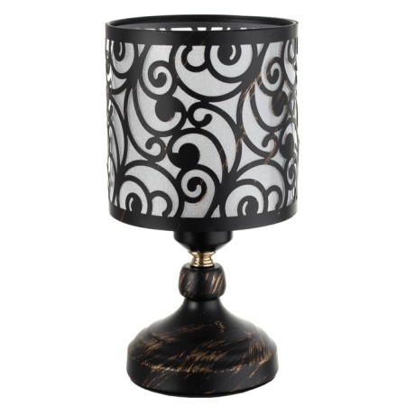Axel table lamp E27 Black 14x14x27 cm Risalux-6