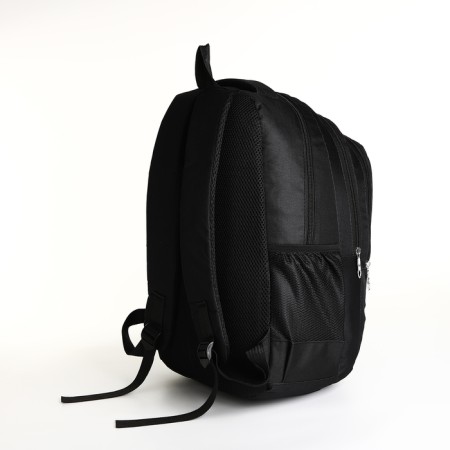 Youth backpack on lightning, 5 pockets, black color-3