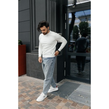 Jumper male ise, size 58, white color-1
