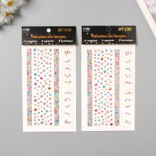 Stick plastic rhinestones 