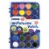 Watercolor 28 colors Brauberg Premium, round cuvettes 28 mm, in the pencil case