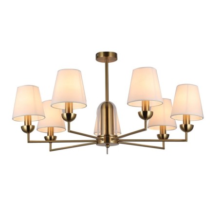 Ceiling light Gerhort G111106/7BRS WT, 7x60W, E14, 41.5x85x85 cm, bronze color