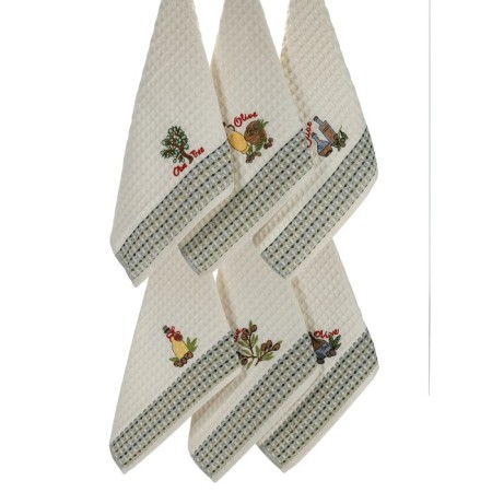 A set of wuffed napkins Diva Afrodita Ceylin "Oliva", size 50x70 cm, 6 pcs-3
