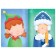 Book with stickers "New Year's face"