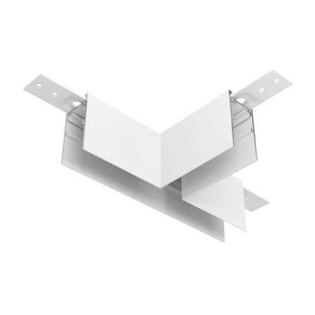 Connector T-shaped for the Technical Trahnical Tract-41W, 17.4x10x5.2 cm, white color, white