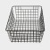 Basket for storage of the share "Erin", 36 × 27 × 14 cm, black color