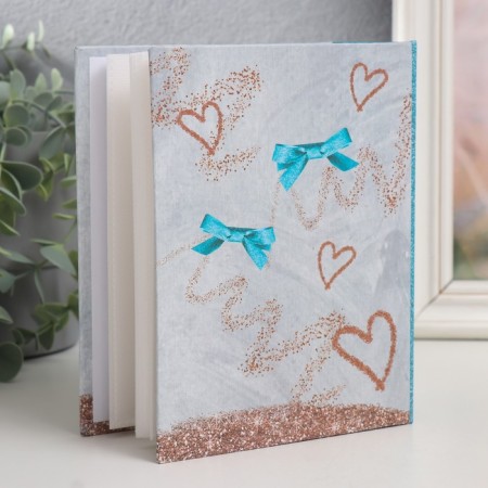 Photo album in 100 photos 10x15 cm, plastic. Sweet KitTens sheets White kitten-1