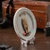 Souvenir "tiger" plate, ceramics, gypsum, minerals, d = 11 cm