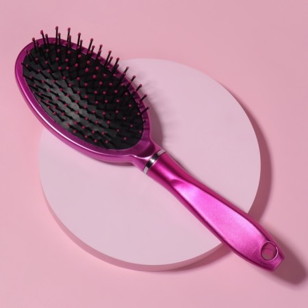 Massage comb, 7.5 × 24 cm, raspberry color-1
