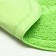 2-in-1 rug for a bowl/toilet for animals two circles, 47 x 26 cm, green