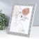 Photo frame plastic 20x25 cm "waves" white with black 28.5x23.5 cm