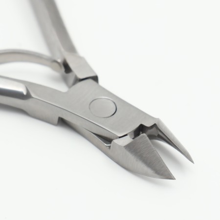 Manicure nippers for cuticle, 9 cm, blade length - 9 mm, on blist, silver color-4