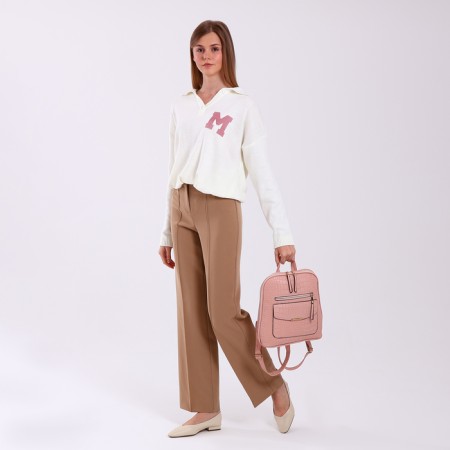 City backpack on lightning, pink color-6
