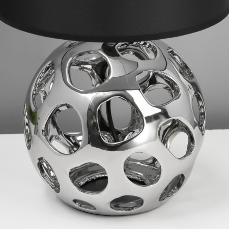 Perseus table lamp E27 40W silver 25x25x41 cm Risalux-3